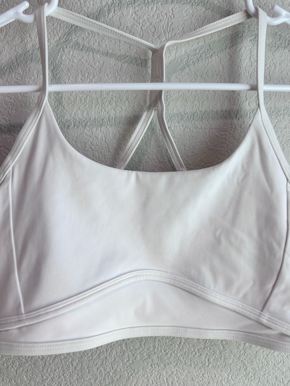 LSKD Racerback White Sports Bra XL - Picture 2 of 5